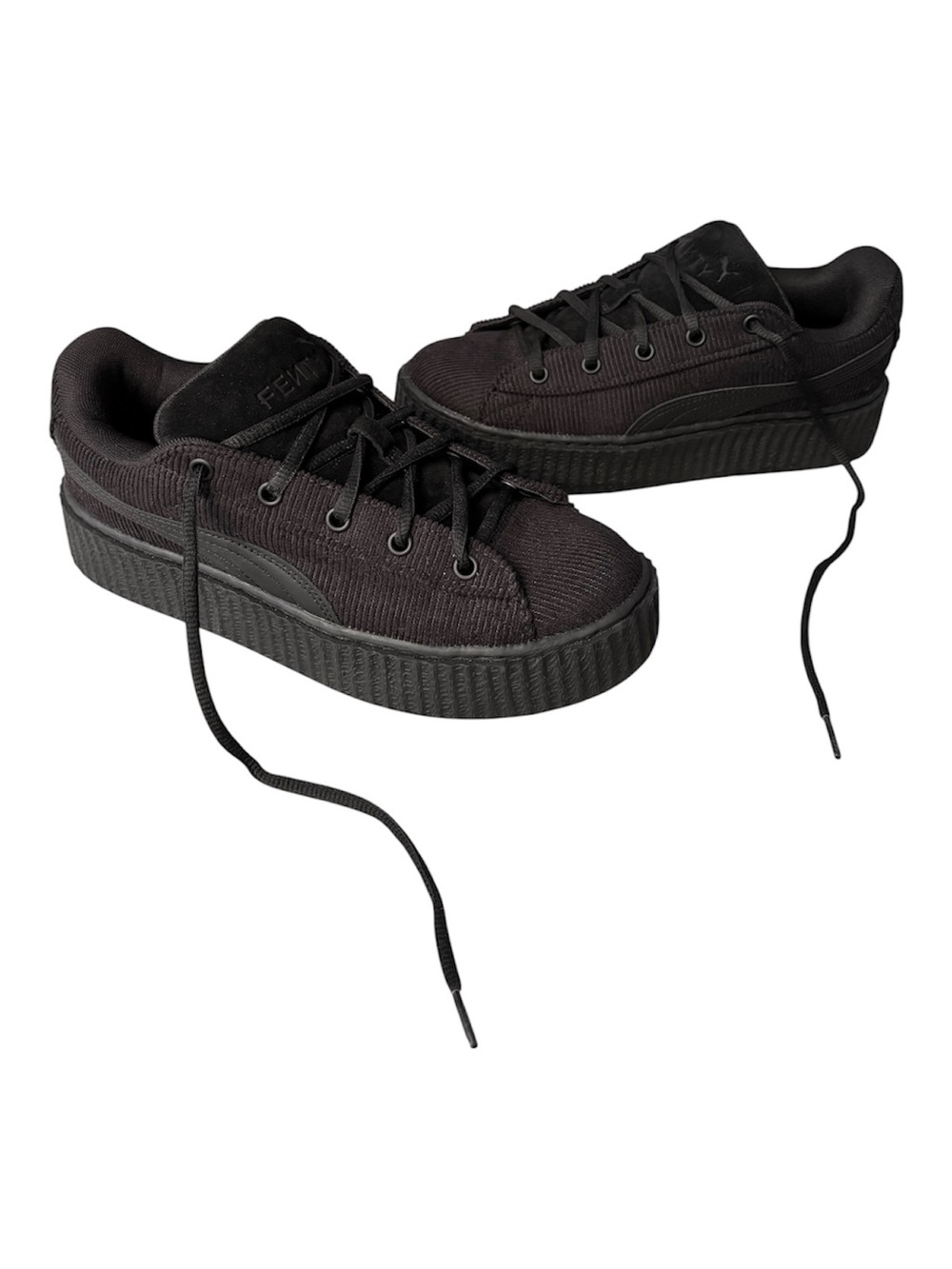 Fenty for Puma Black Platform Sneakers